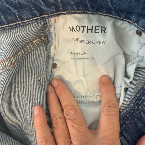MOTHER Blue Distressed Boyfriend Jeans - Picture 8 of 10